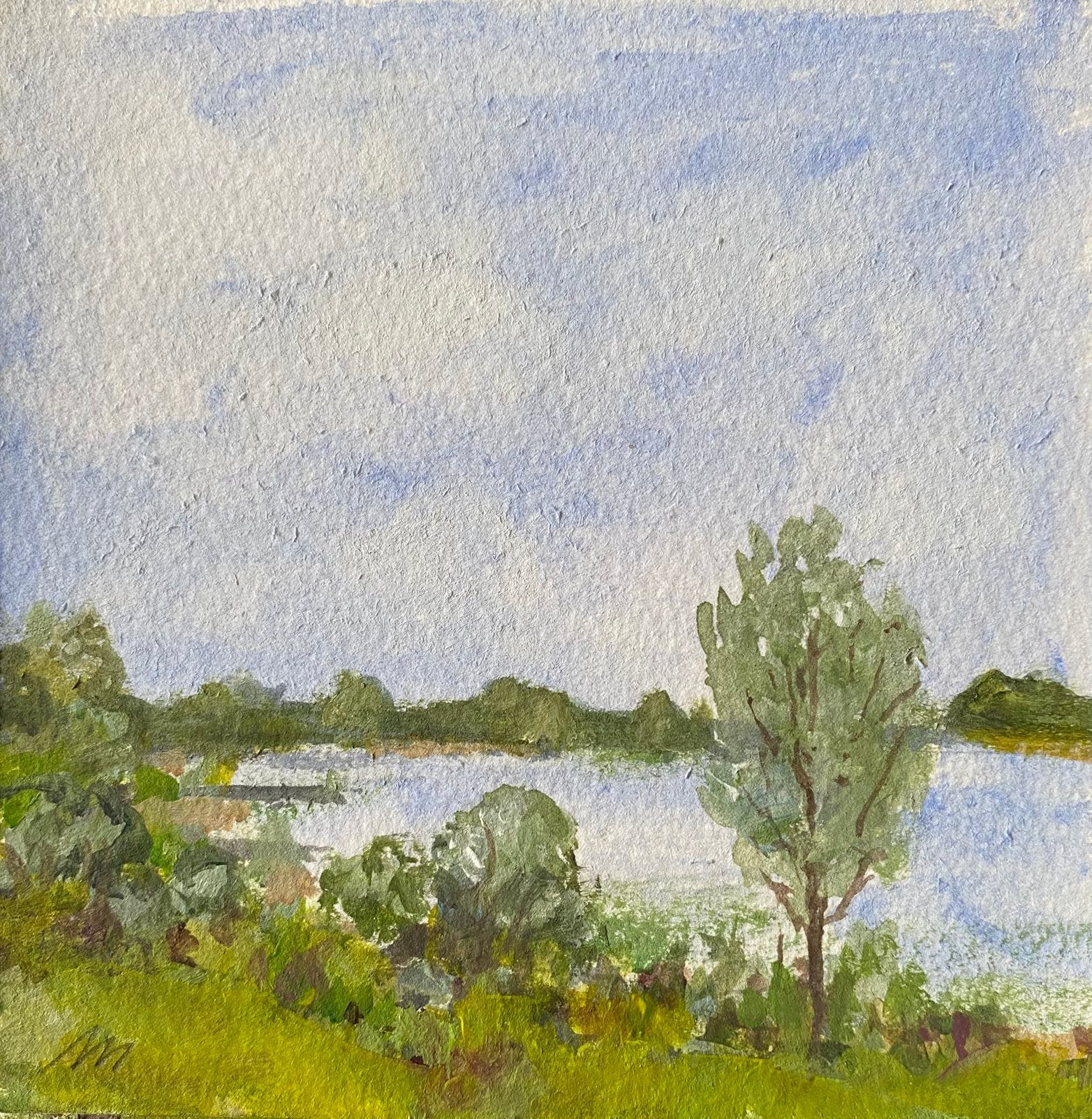 Landschap, Ophalen of Verzenden