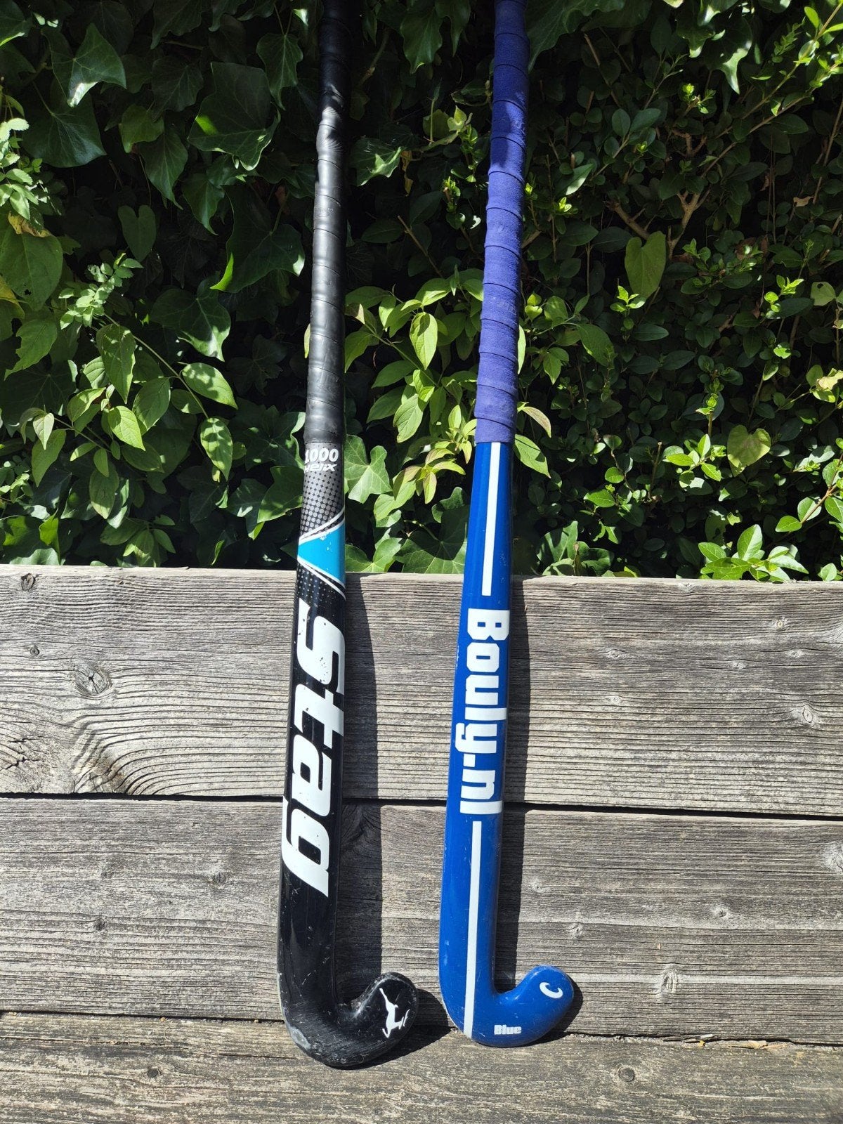 Hockey sticks zaal en veld - Stag en Bouly, Sport en Fitness, Hockey, Ophalen, Gebruikt, Stick