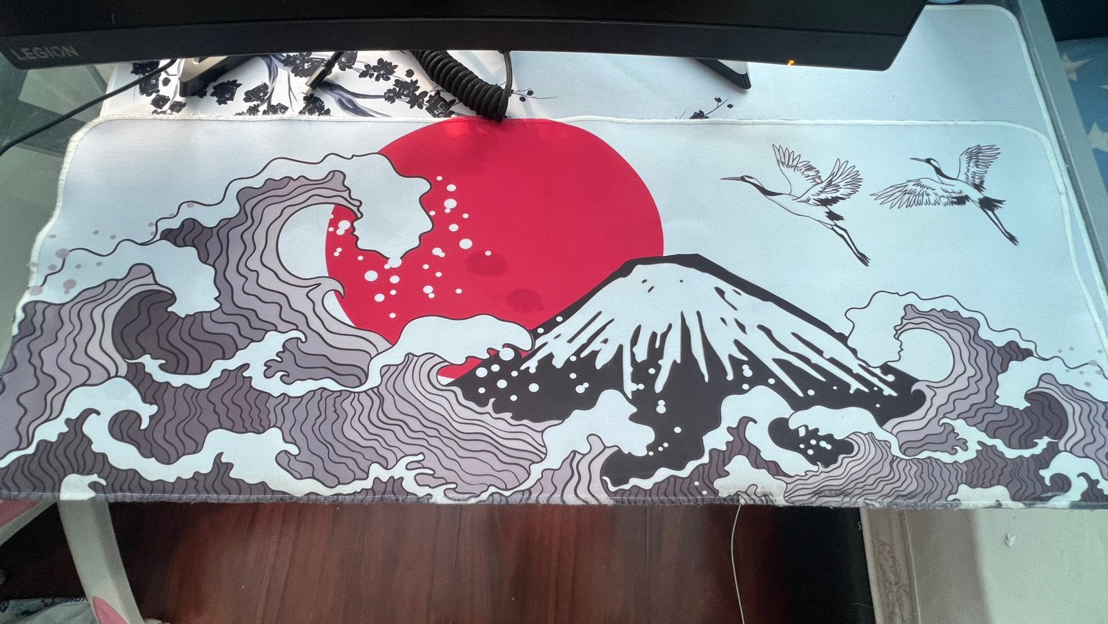 XL Muismat 78x30 cm – Japanse stijl, Computers en Software, Ophalen of Verzenden, Gaming muismat, Zo goed als nieuw
