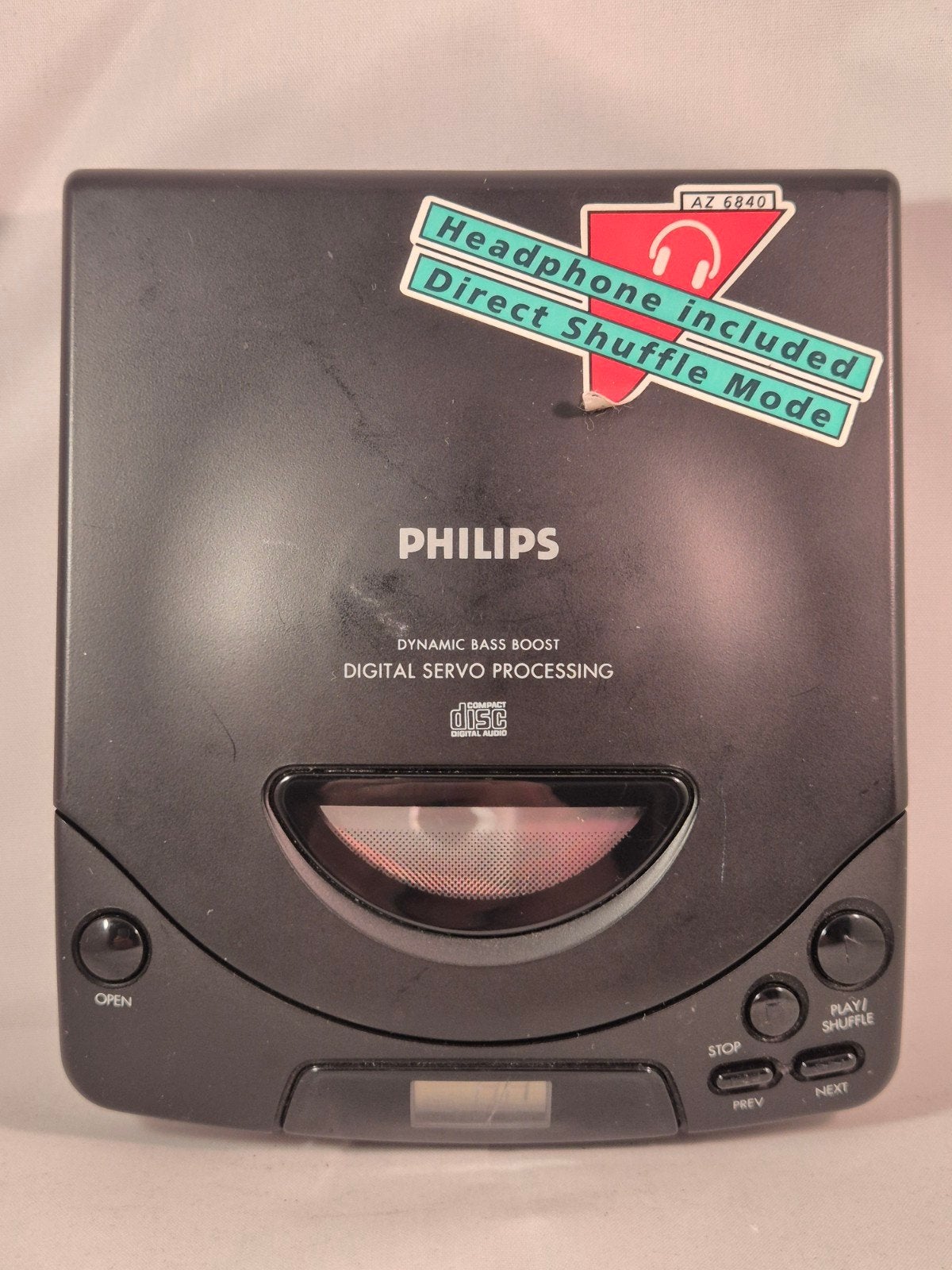 Philips AZ 6840 Vintage Discman/CD Speler Getest Uitstekend!, Ophalen of Verzenden, Discman