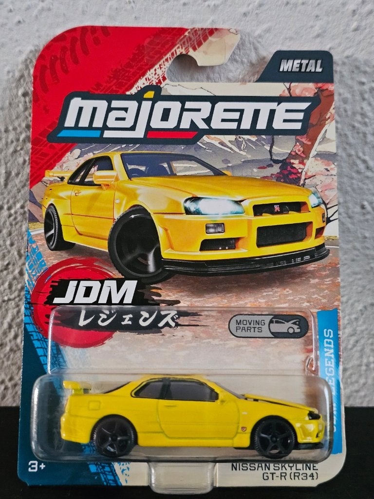 Majorette JDM Nissan Skyline GT-R R34, Verzenden, Nieuw, Auto