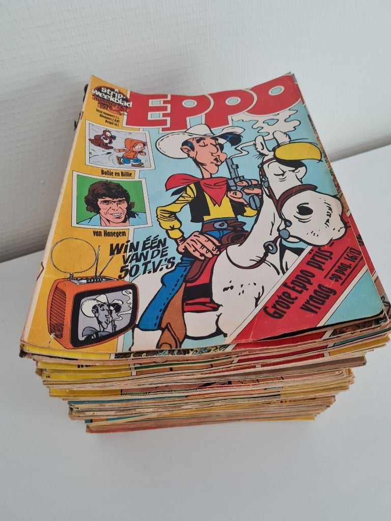 Eppo stripbladen diverse nummers, verschillende jaargangen, Boeken, Meerdere stripboeken, Ophalen of Verzenden, Gelezen