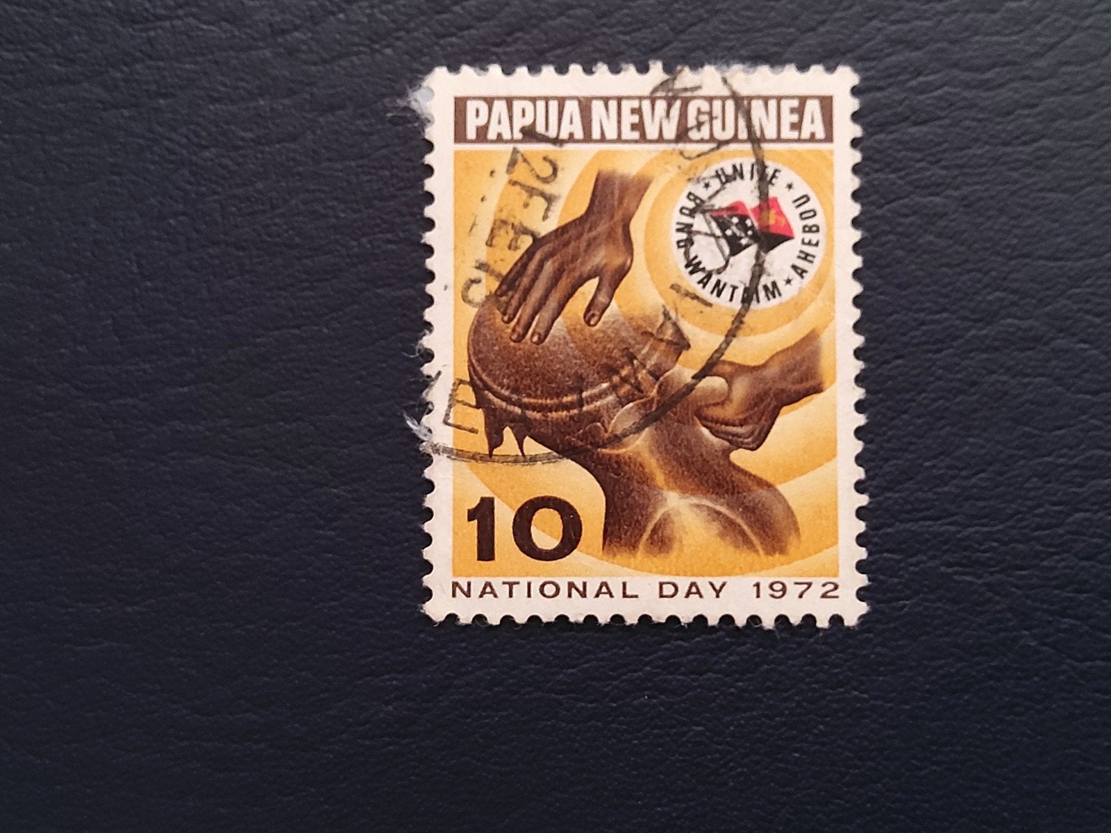Papoea-Nieuw-Guinea postzegel Nationale Dag 1972, Postzegels en Munten, Ophalen of Verzenden