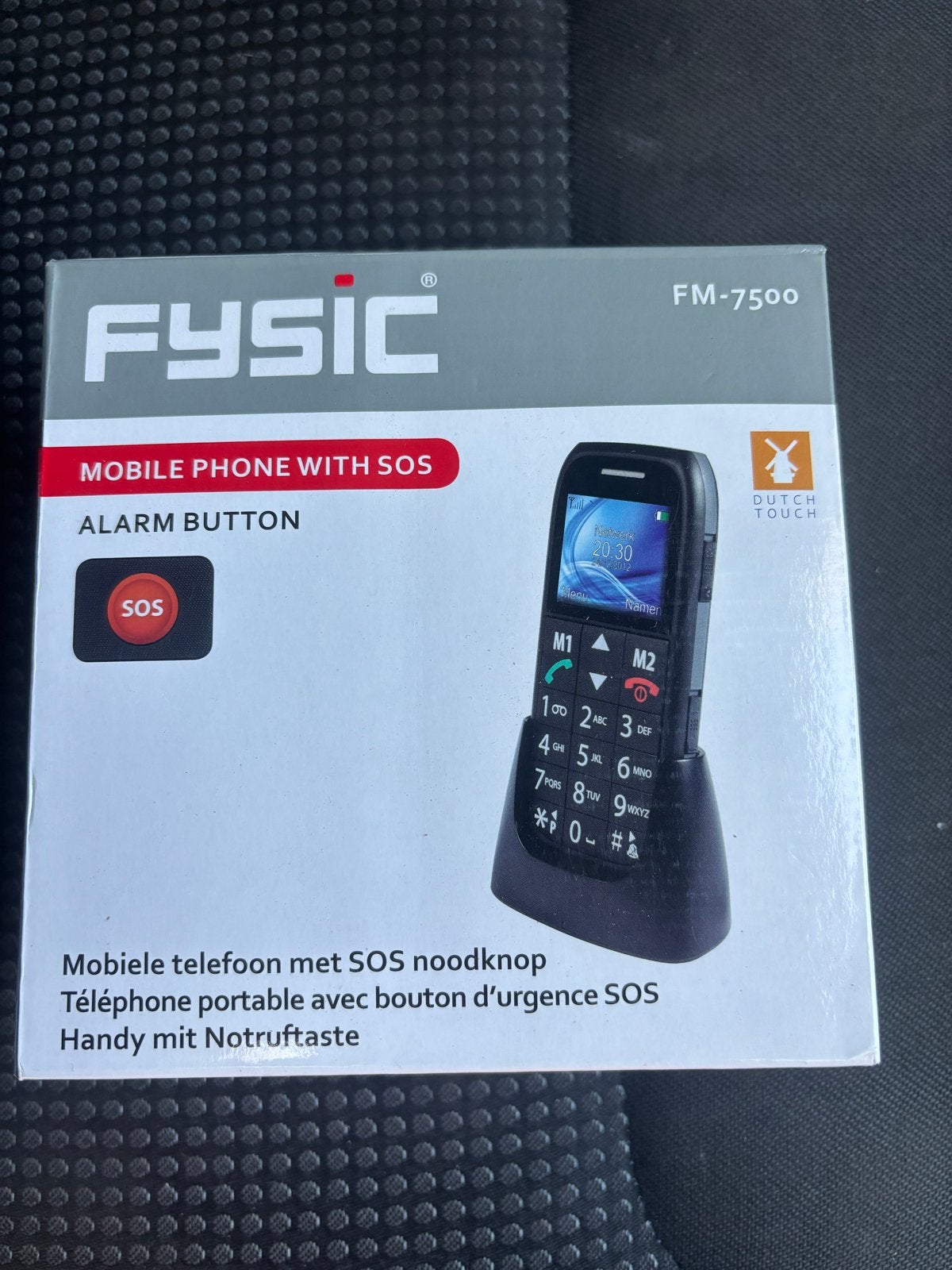 Fysic FM-7500 2G Senioren mobiele telefoon met SOS-knop (2G), Telecommunicatie, Fys, Fys, Geen camera, Nieuw