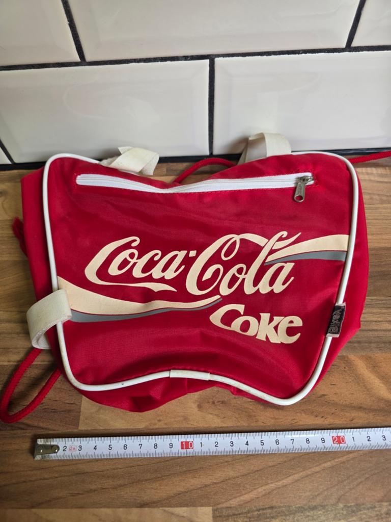 Vintage Coca-Cola Coke schoudertasje / sporttasje, Ophalen of Verzenden, Gebruikt, Gebruiksvoorwerp