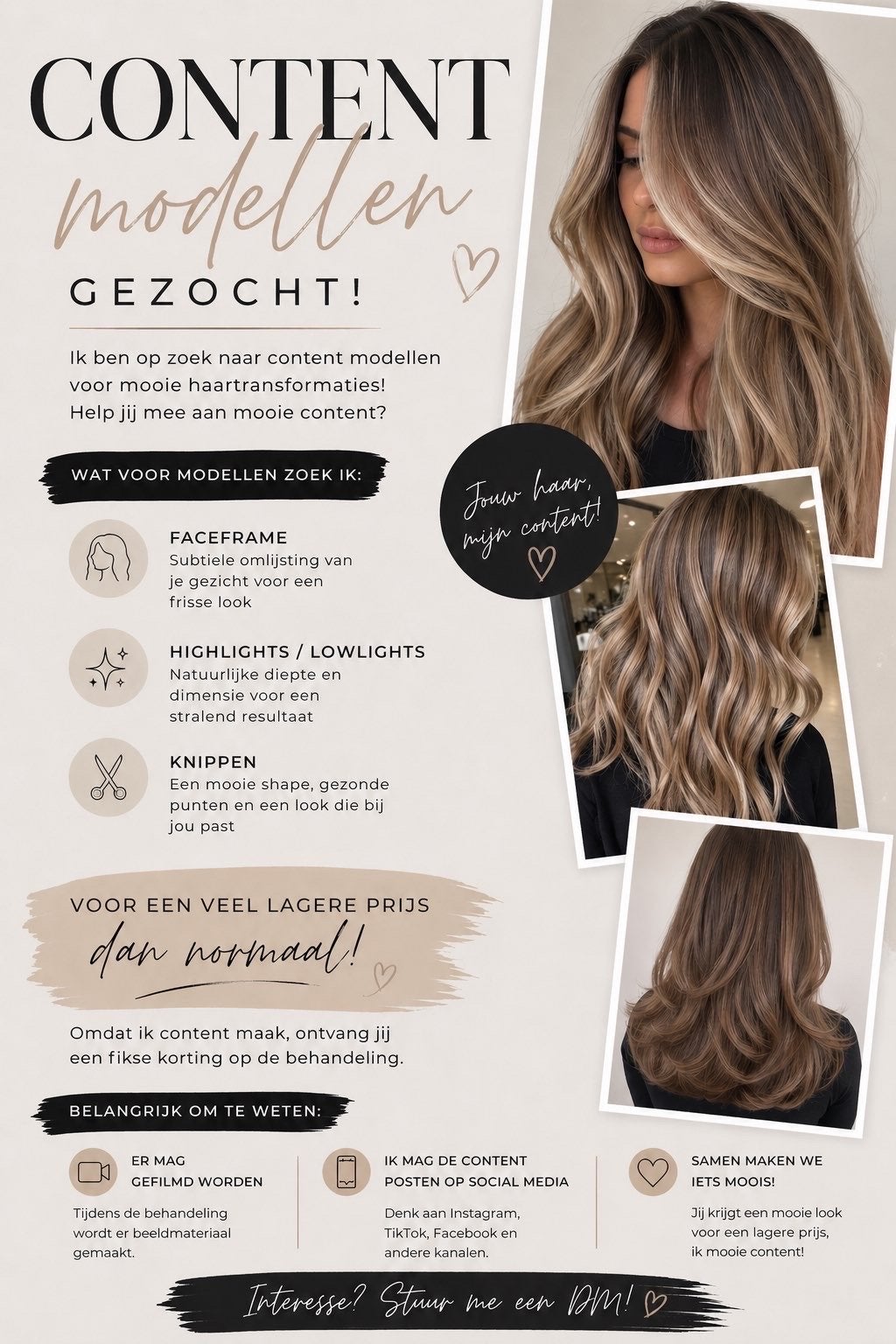Model gezocht !, Vacatures, Overige niveaus, Starter, Overige vormen