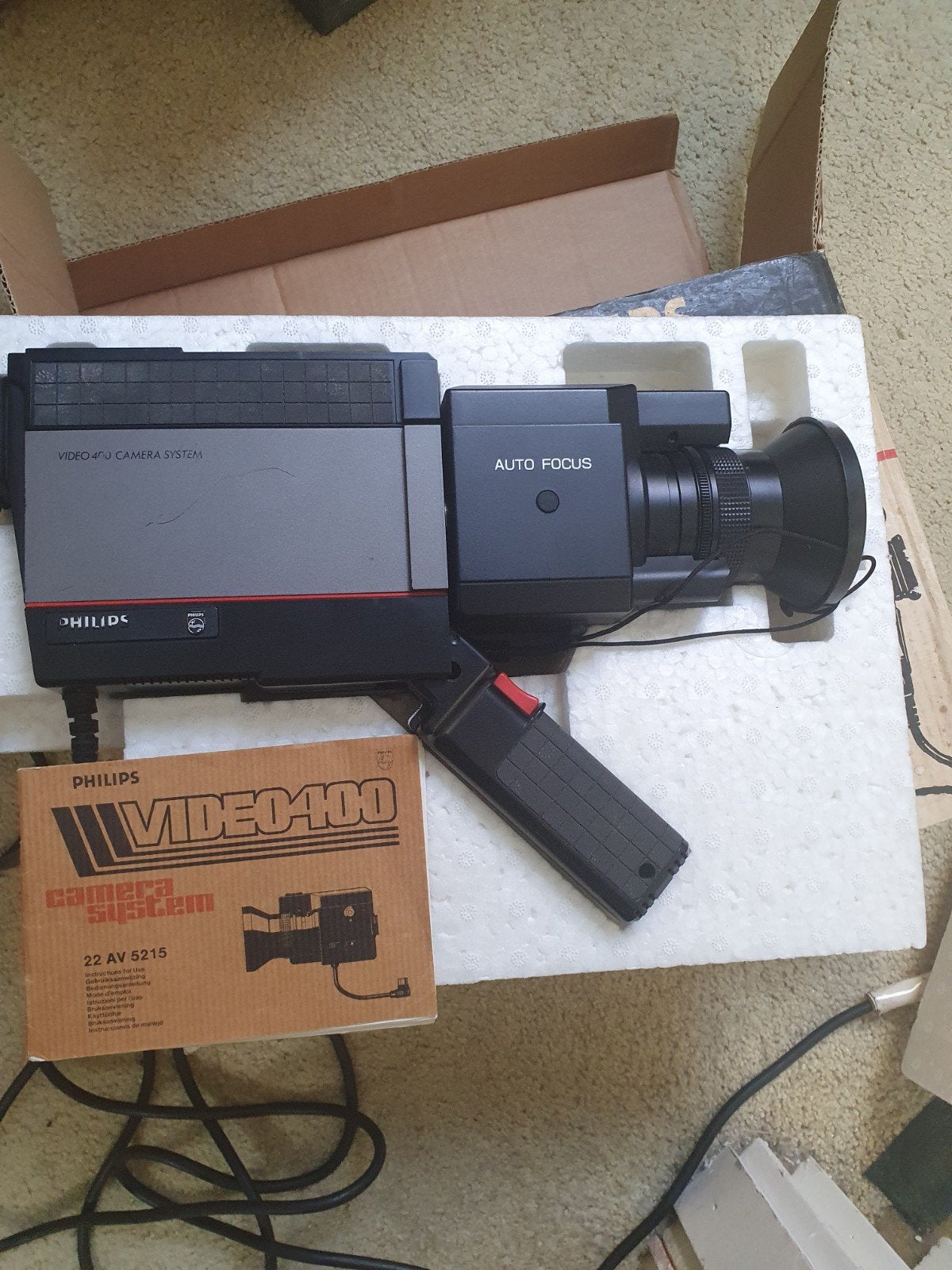 Philips Video 400 Camera Systeem - Vintage Videocamera, Ophalen of Verzenden, Mini dv, 20x of meer