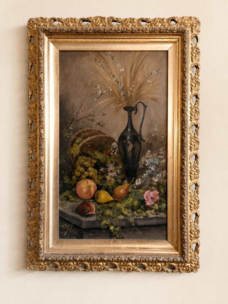 paar olie verven art nouveau, Ophalen