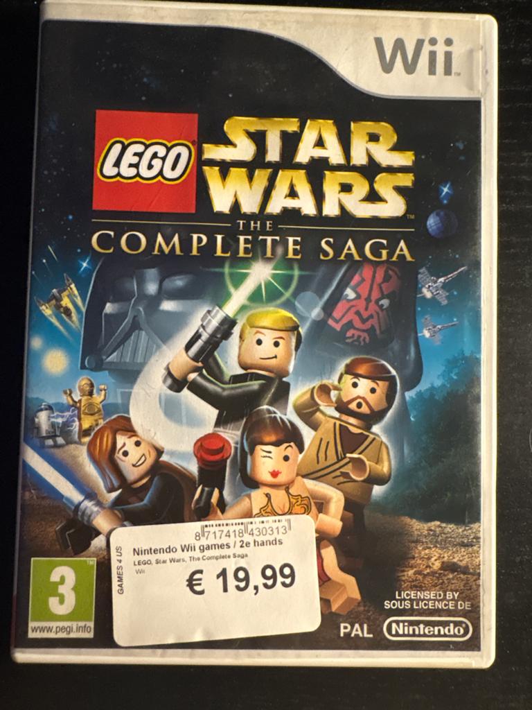 LEGO Star Wars: The Complete Saga - Wii, Gebruikt, 2 spelers, Eén computer, Vanaf 3 jaar
