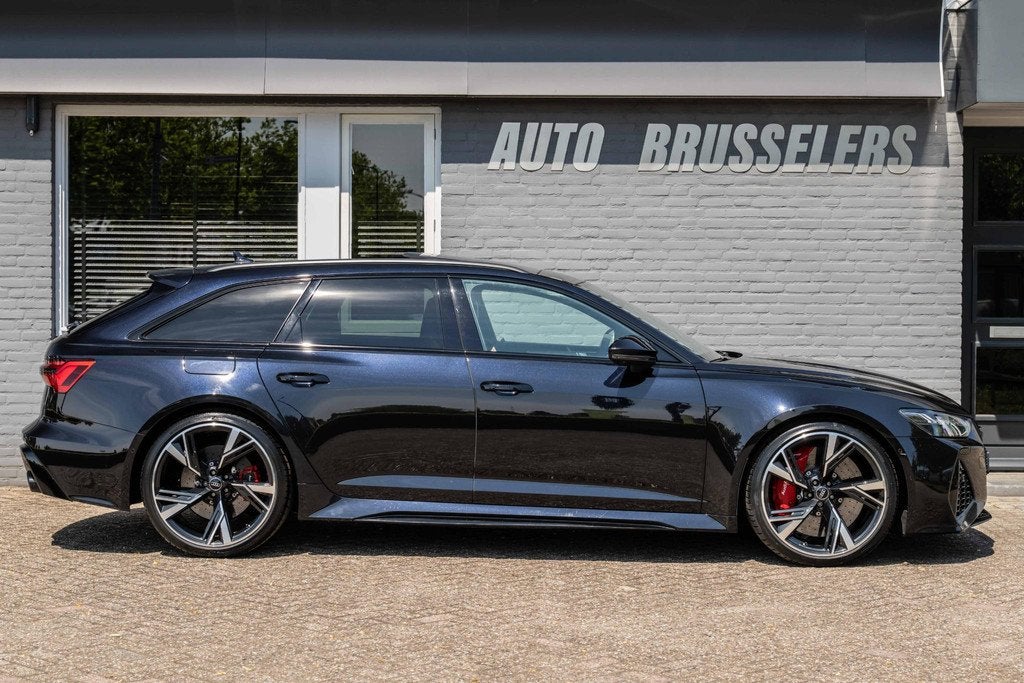 Audi RS6 Avant V8 TFSI quattro Dealer onderhouden Originele, Auto's, Audi, Automaat, Gebruikt, 600 pk, Leder