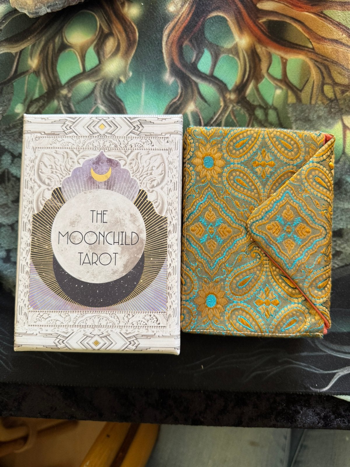 The moonchild tarot met op maat gemaakte 100% zijden hoes, Ophalen, Nieuw