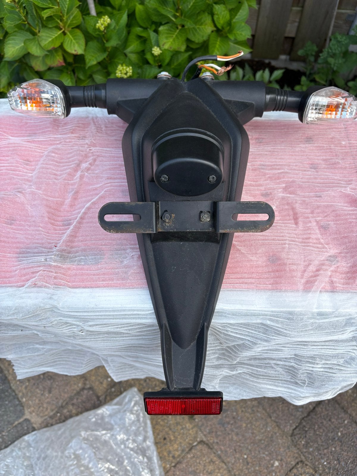 Kawasaki Z750 Kentekenplaathouder met knipperlichten, Motoren, Ophalen of Verzenden, Gebruikt