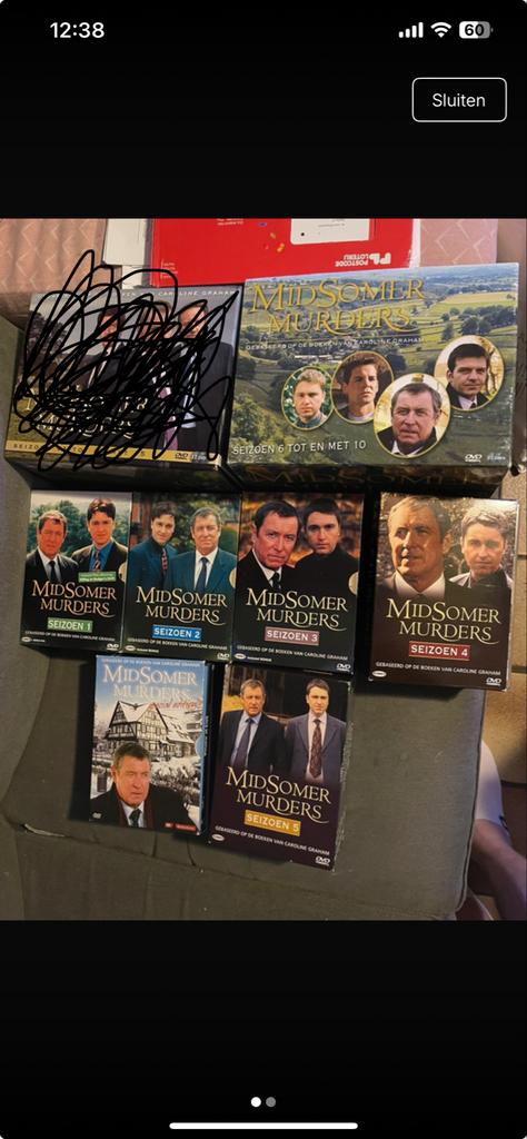 Midsomer Murders DVD Boxsets - Seizoenen 1 t/m 11, Vanaf 12 jaar, Ophalen of Verzenden, Zo goed als nieuw, Thriller
