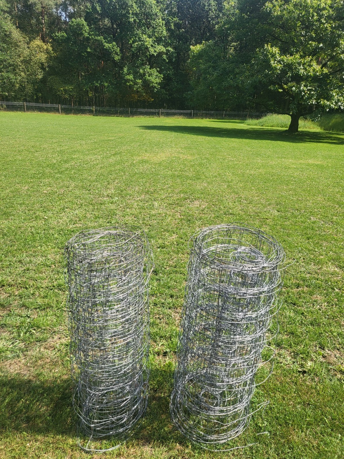 Restanten gaas 80 cm hoog, mazen 10-15 cm (2 rollen), Ophalen