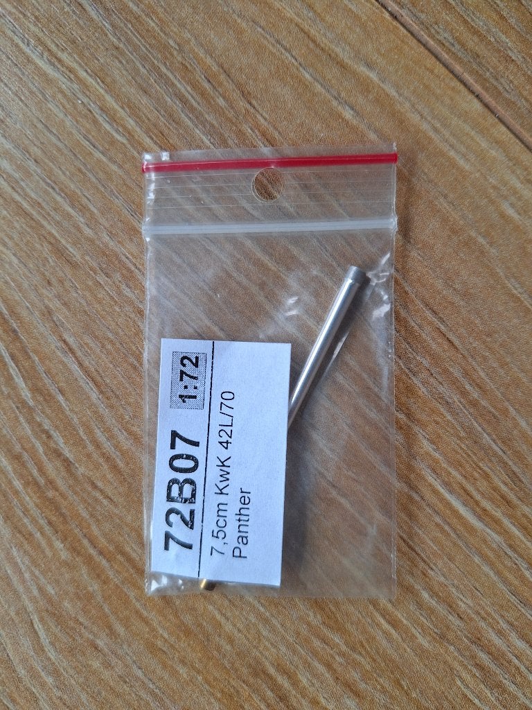 1:72 1/72 RB Model 72B07 7,5cm KwK 42L/70 Panther, Overige merken, Ophalen of Verzenden, Zo goed als nieuw, Tank