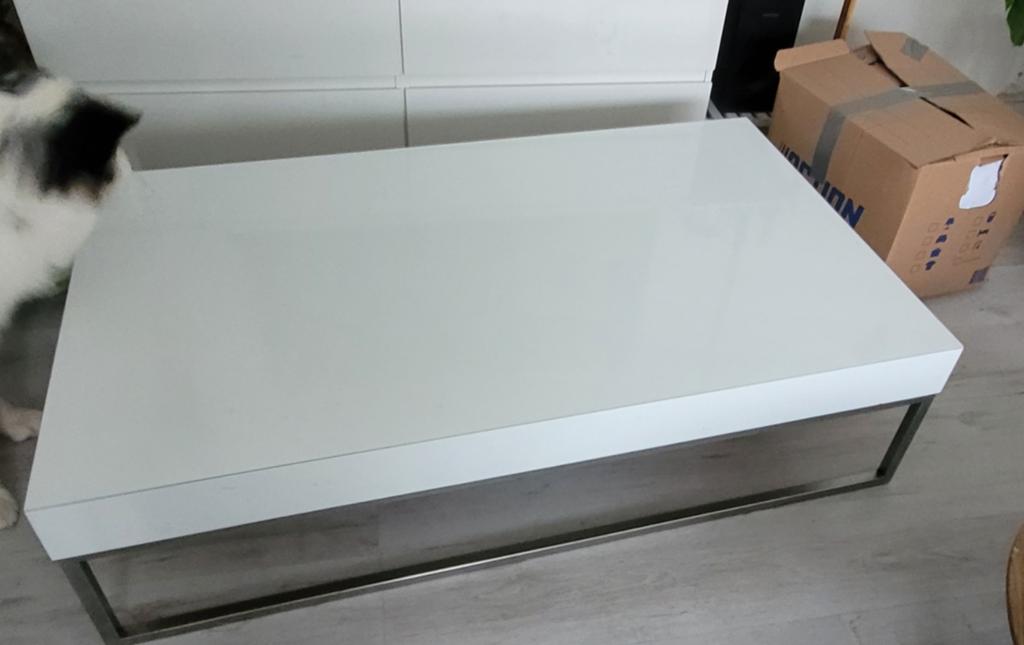 Salontafel gratis, 120x70, Gebruikt, 100 tot 150 cm, Minder dan 50 cm, Rechthoekig