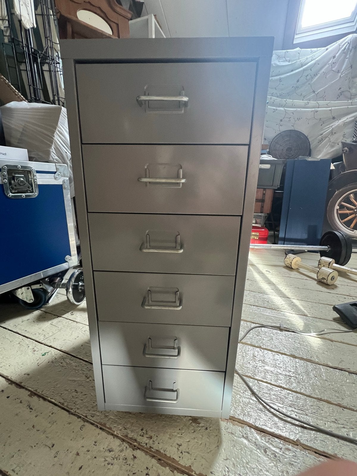 Metalen archiefkastje met 5 laden, Huis en Inrichting, Minder dan 50 cm, Gebruikt, 100 tot 150 cm, Ophalen of Verzenden