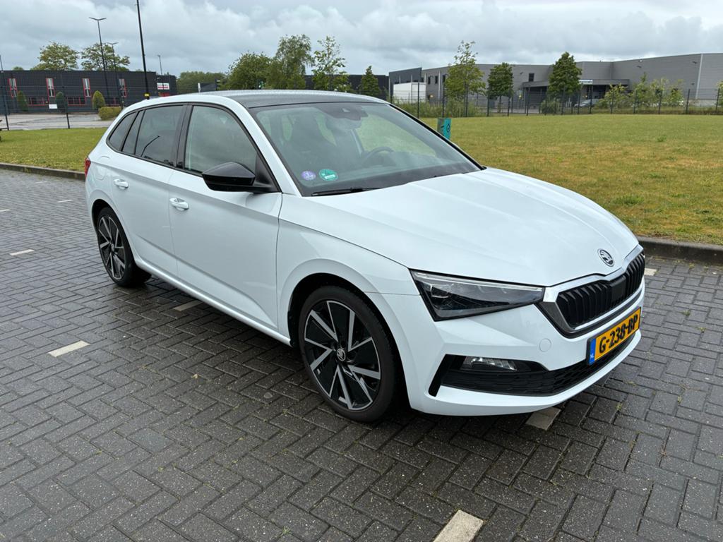 Skoda Scala 1.5 TSI Sport Business 150pk Dsg-7 2019 Wit, 1165 kg, Wit, Origineel Nederlands, 630 kg