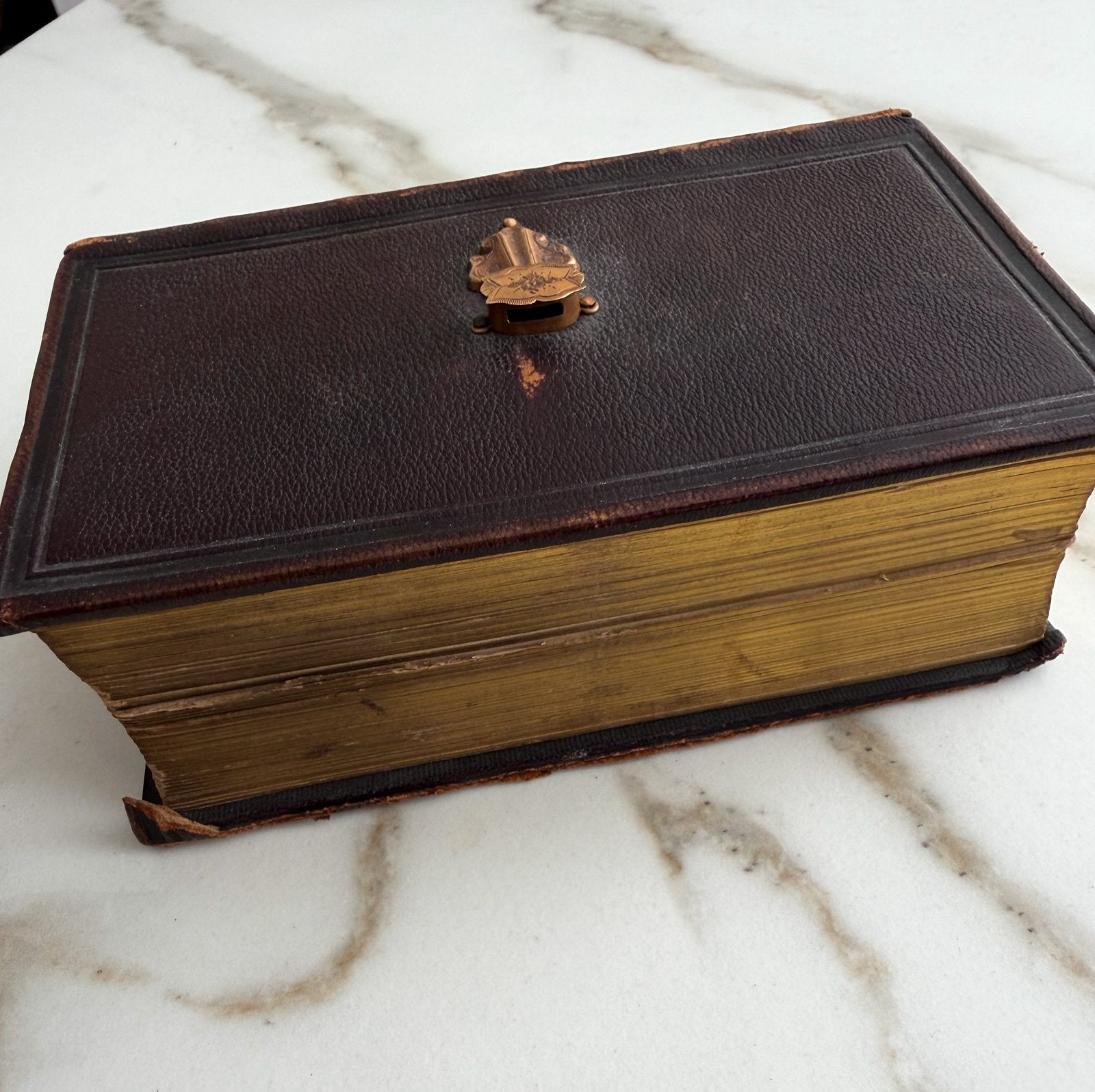 Bijbel antiek goud, Ophalen of Verzenden