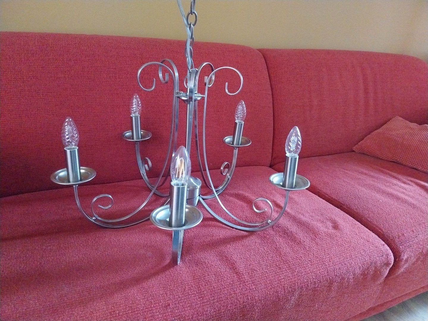 Kroonluchter / hanglamp / plafondlamp, Ophalen