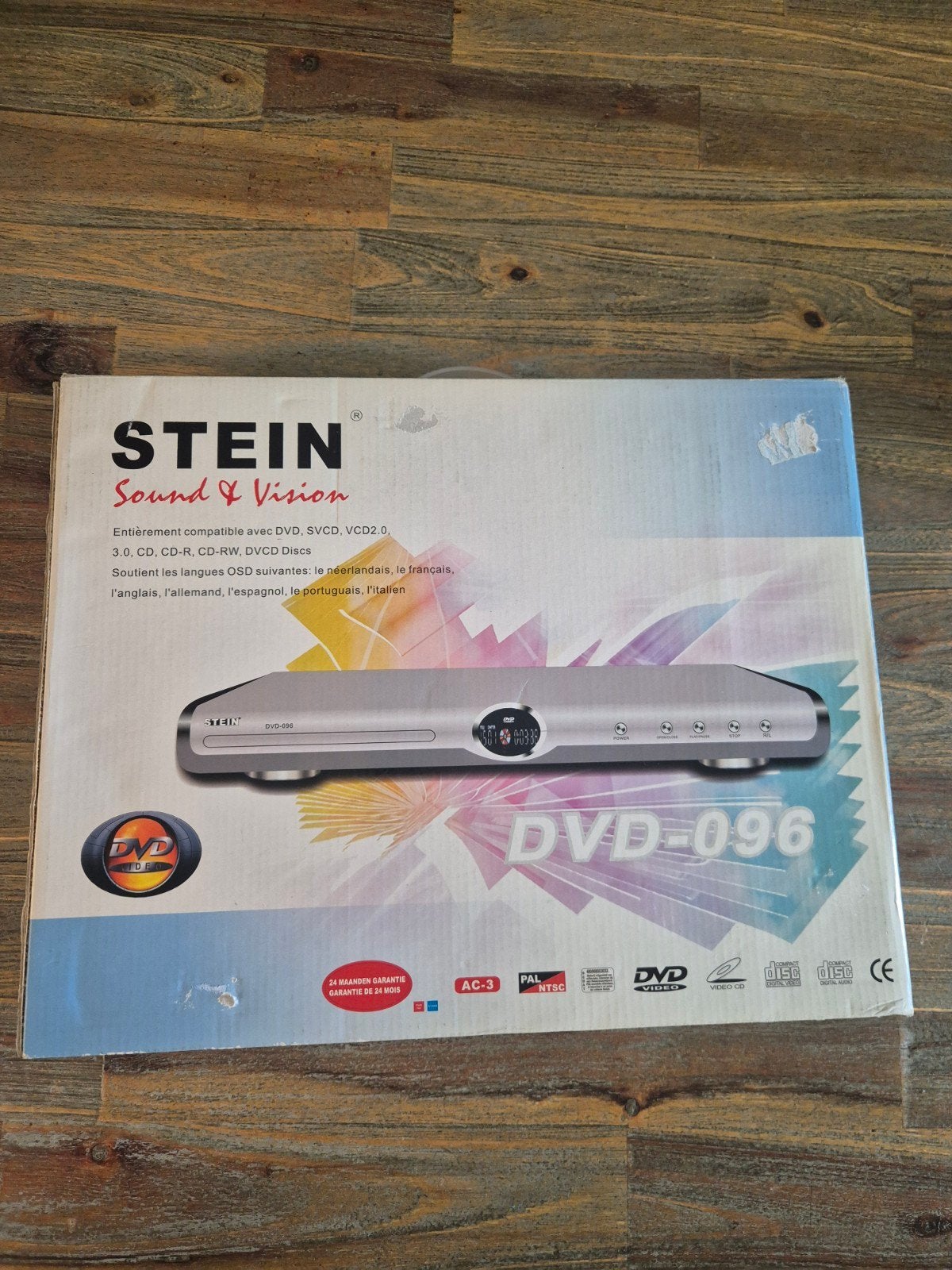 Stein DVD-speler DVD-096 met afstandsbediening en kabels, Ophalen of Verzenden, Zo goed als nieuw, Dvd-speler, Overige merken