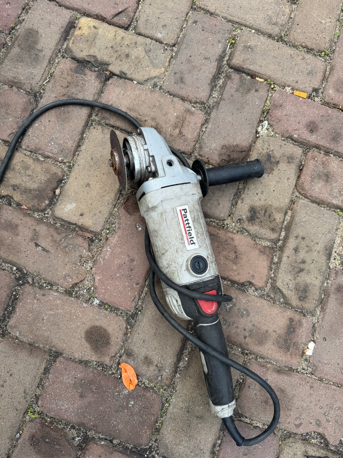 Pattfield Haakse Slijpmachine - Gebruikt, Ophalen of Verzenden, Gebruikt, Minder dan 700 watt, Haakse handslijpmachine