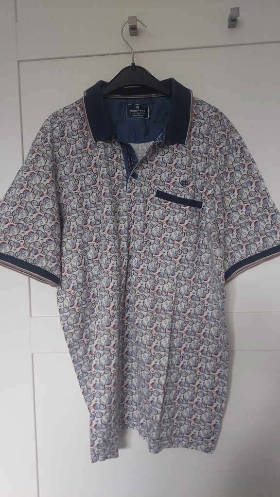 Poloshirt - shirt - maat L - Fellows United, Maat 52/54 (L), Meerkleurig, Ophalen of Verzenden, Gedragen