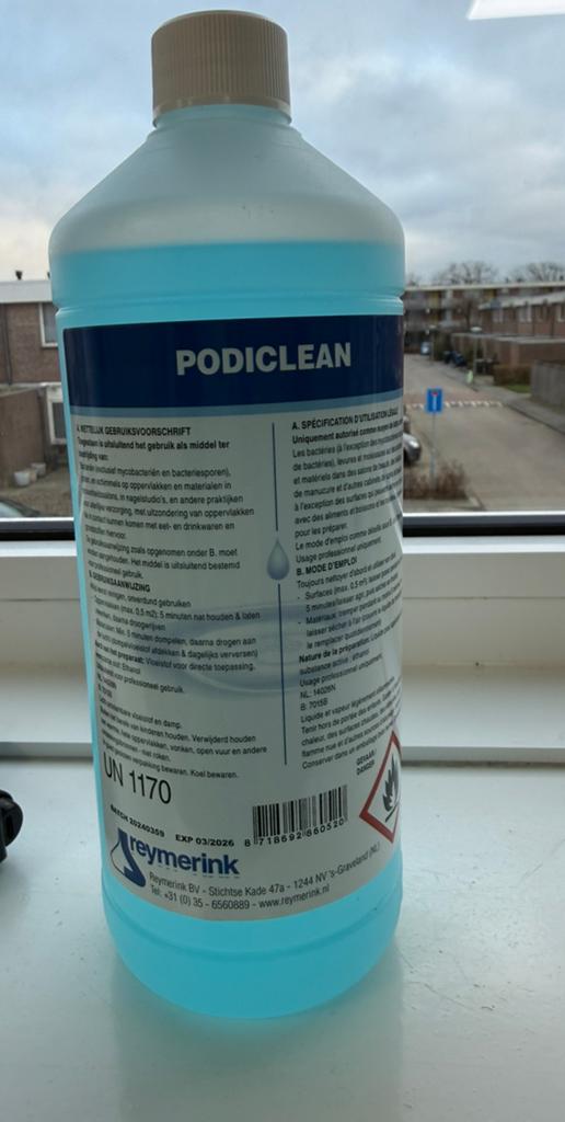 Podiclean Desinfectiemiddel – Nieuw, Huis en Inrichting, Schoonmaakartikelen, Ophalen, Schoonmaakmiddel