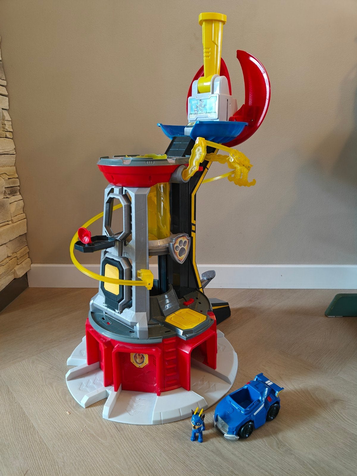 PAW Patrol Mighty Pups Super PAWs Lookout Tower – compleet –, Ophalen, Gebruikt, Jongen of Meisje