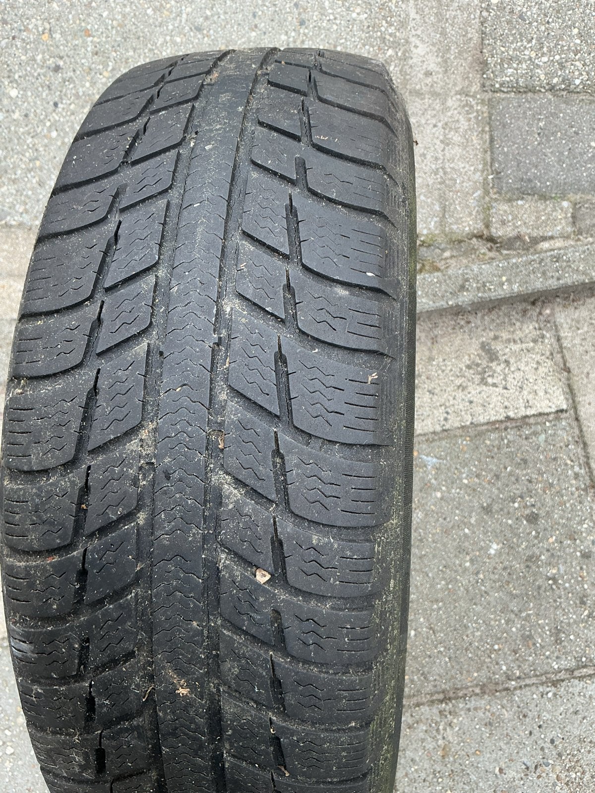 Michelin Winterband op stalen velg - 15 inch 4 stuks, Ophalen, Gebruikt, 15 inch, Banden en Velgen