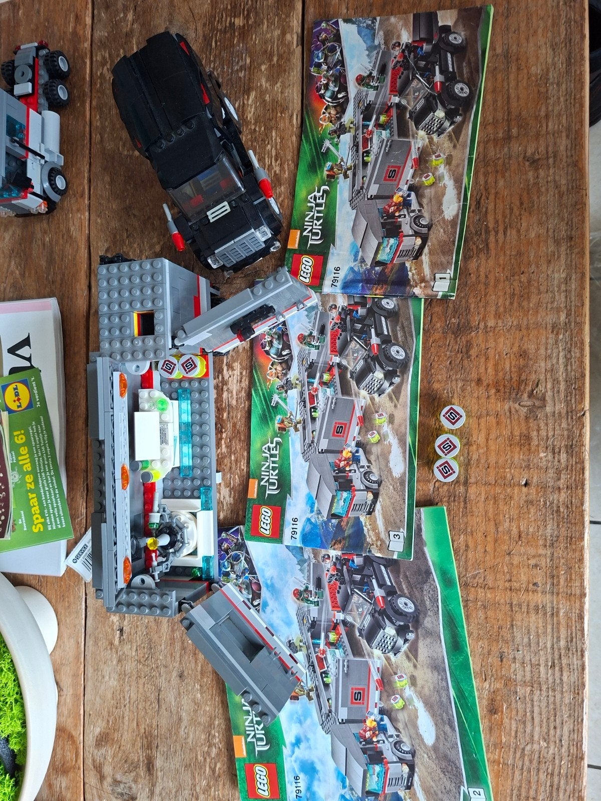 lego ninja turtles 79116, Overige thema's, Lego, Ophalen of Verzenden, Zo goed als nieuw
