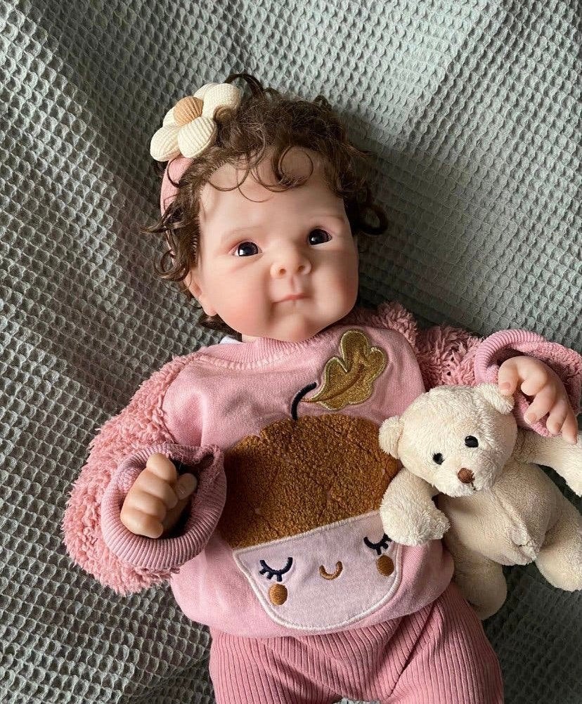 Lief reborn baby meisje, Verzamelen, Verzenden, Zo goed als nieuw, Levensecht of Reborn