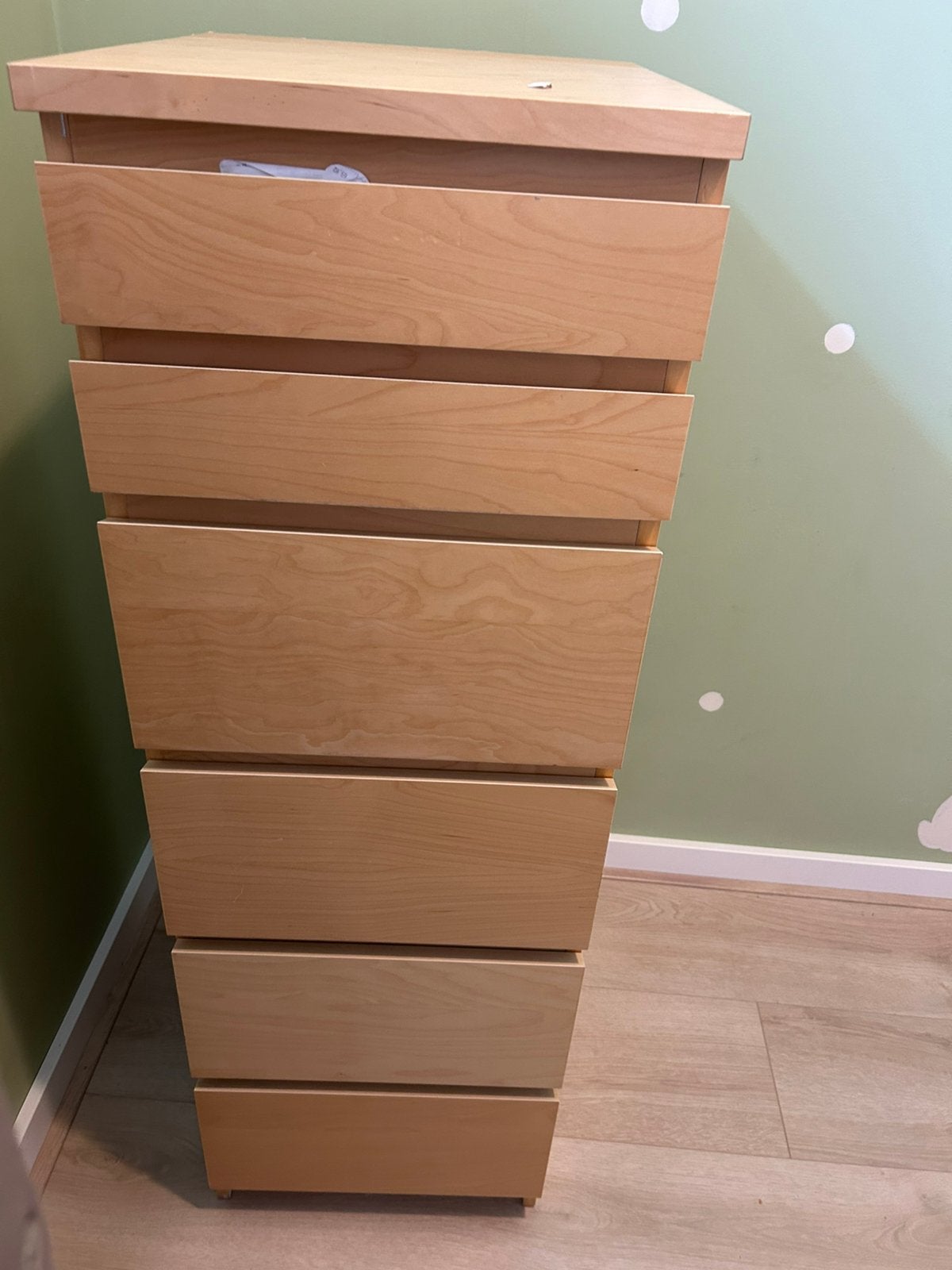 Malm ladenkast, Ophalen, Overige materialen, Minder dan 50 cm, Gebruikt