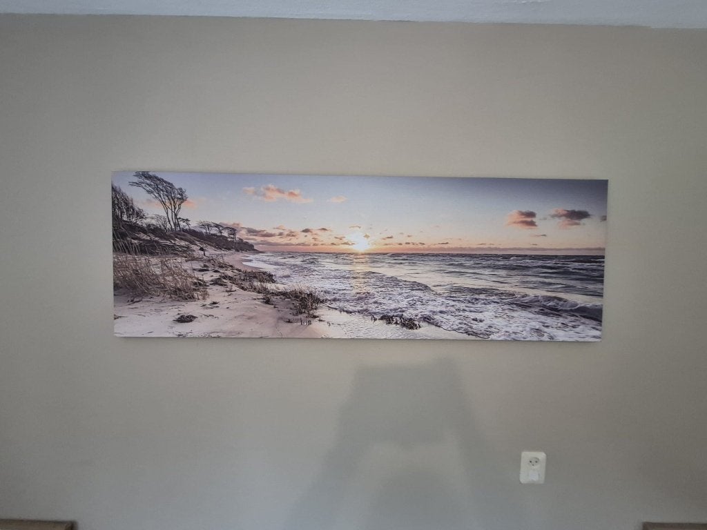 Canvas landschap, Ophalen, 125 cm of meer, Zo goed als nieuw, Schilderij