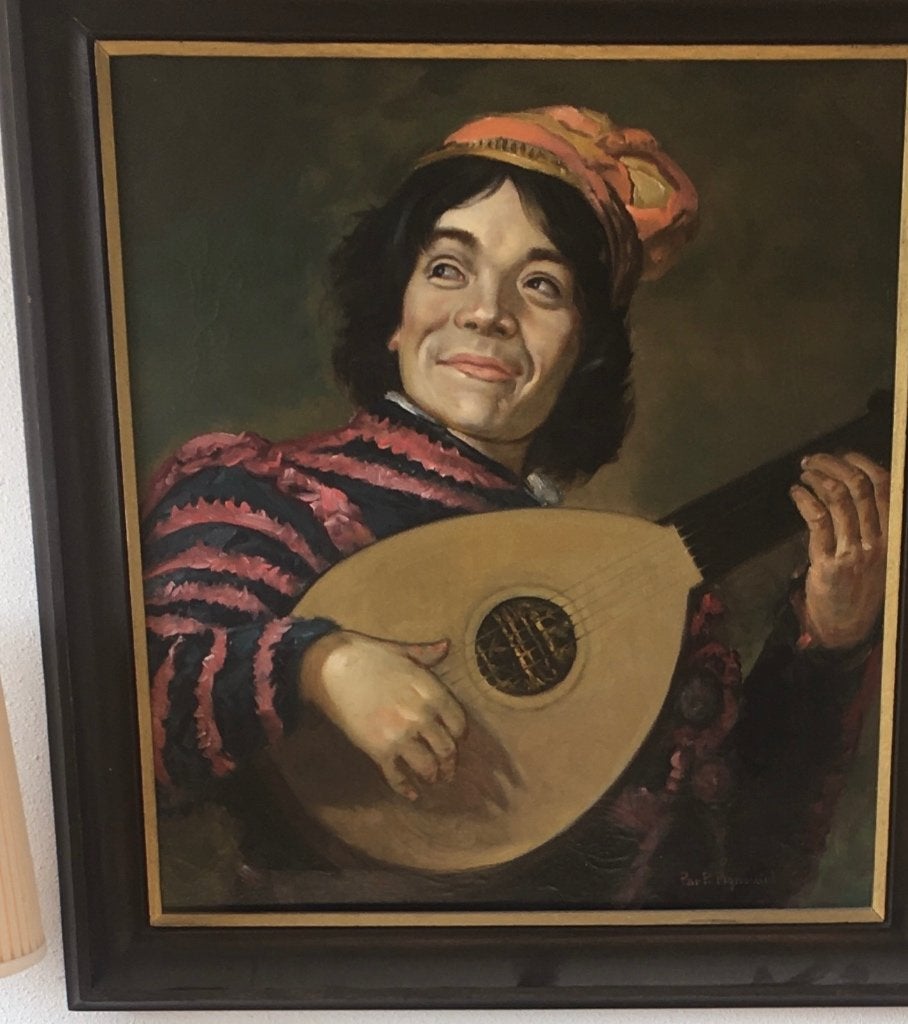 Schilderij, Antiek en Kunst, Kunst | Schilderijen | Klassiek, Ophalen, Doek, Portret of Personen, Olieverf