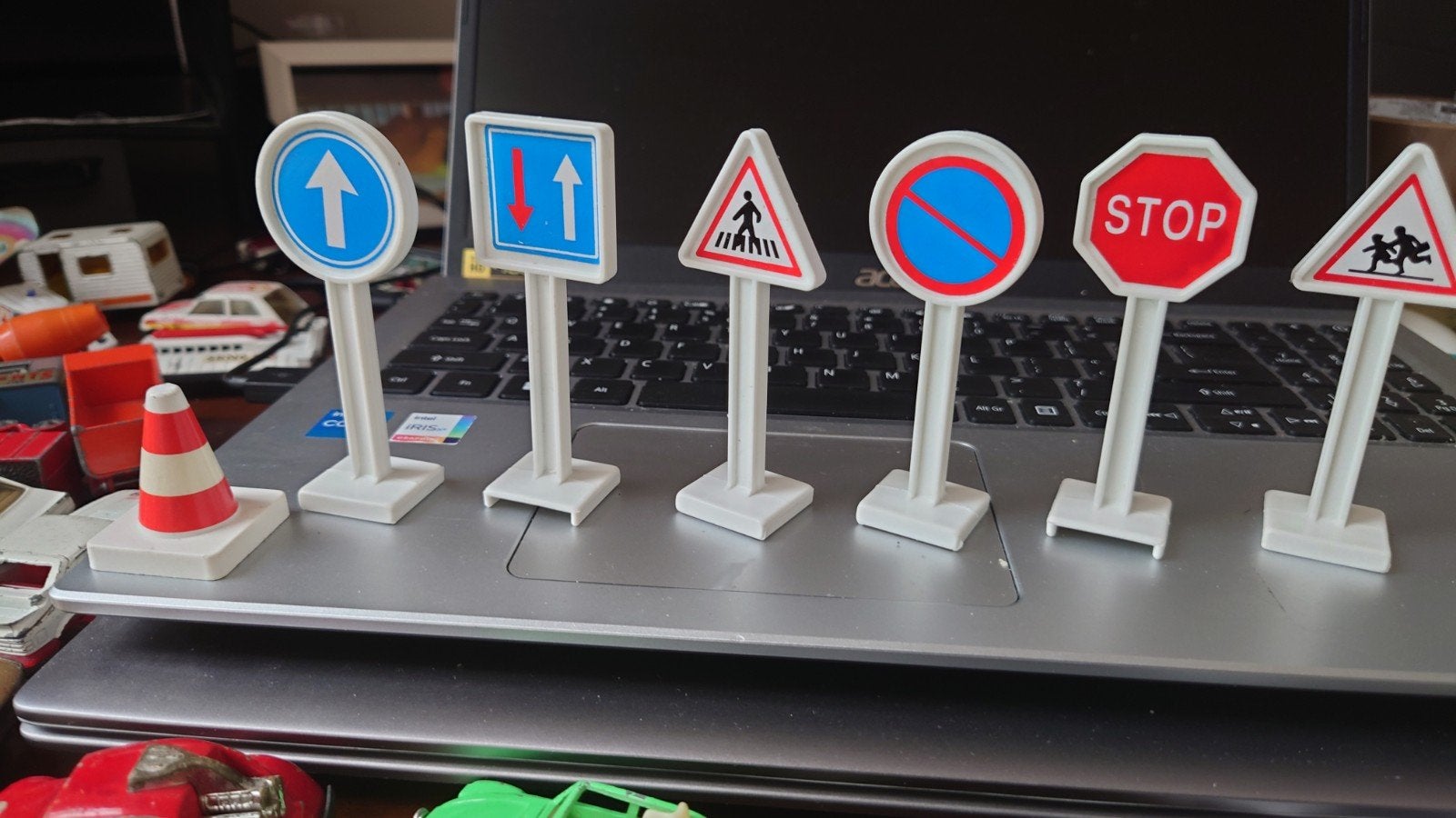 Playmobil Verkeersborden Set - Educatief Speelgoed, Ophalen of Verzenden, Zo goed als nieuw, Losse onderdelen, Overige typen
