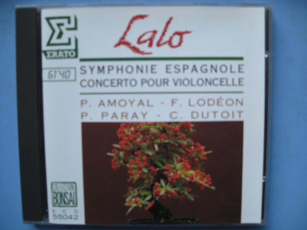 Lalo, Symphonie Espagnole, Celloconcert, Cd's en Dvd's, Cd's | Klassiek, Gebruikt, Orkest of Ballet, Romantiek, Ophalen of Verzenden