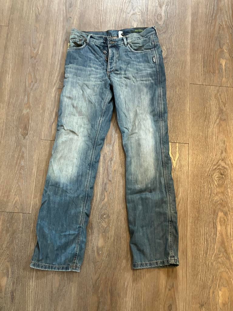 Bering Kevlar Motorbroek spijkerstof - Maat M-32, Motoren, Ophalen, Tweedehands, Broek | textiel