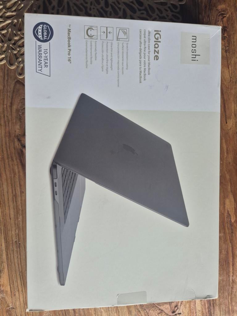 Moshi iGlaze Hoes voor MacBook Pro 16 inch - Stealth Clear, Computers en Software, Laptophoezen, Nieuw, 16 inch, Ophalen of Verzenden