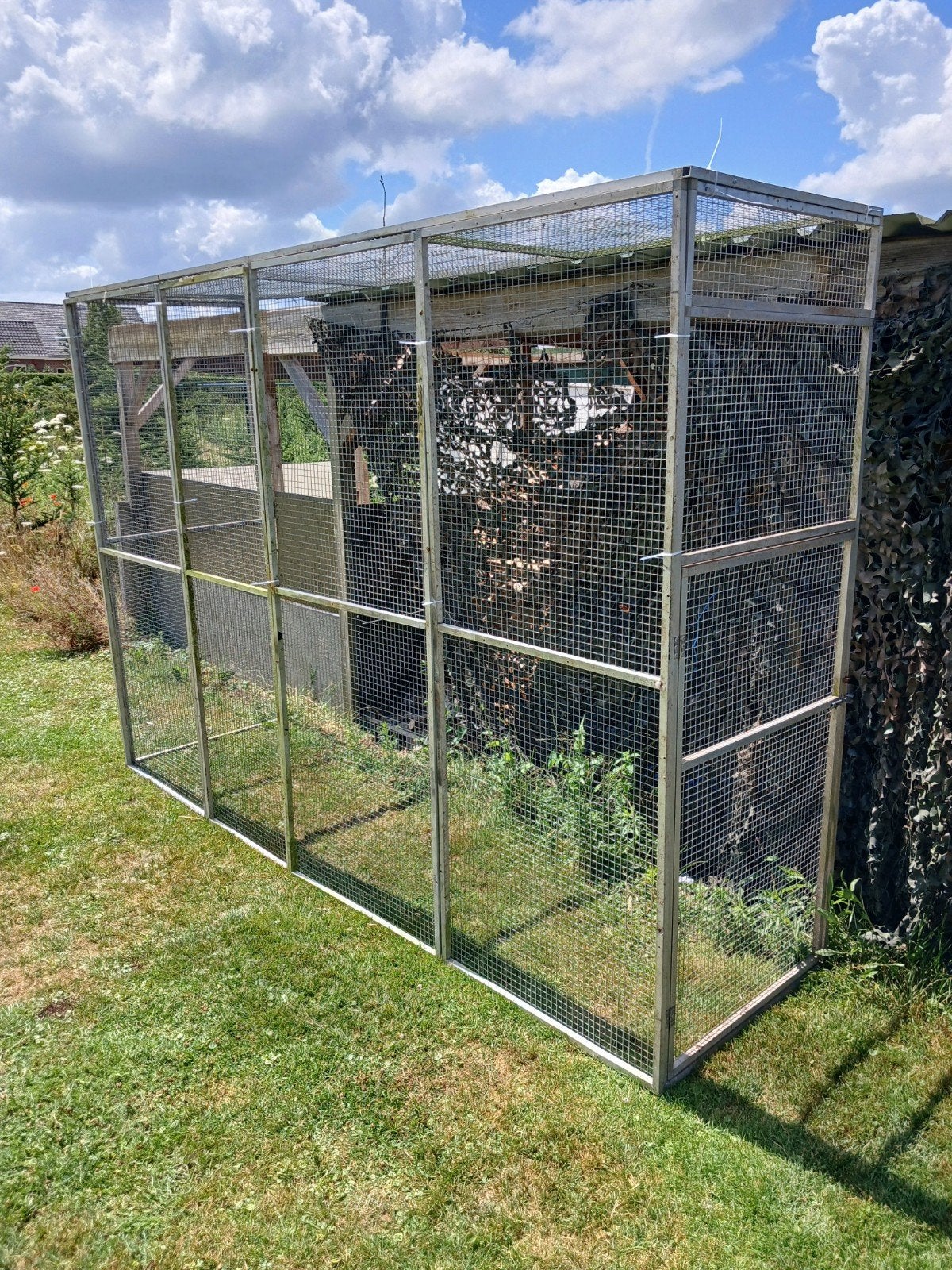 voliere aluminium kooi kattenren, Ophalen