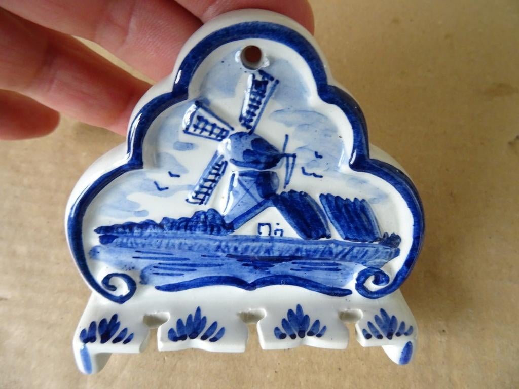 Vintage Delfts blauw lepelrekje Delfts Holland 19euro p stuk, Antiek en Kunst, Curiosa en Brocante, Ophalen of Verzenden