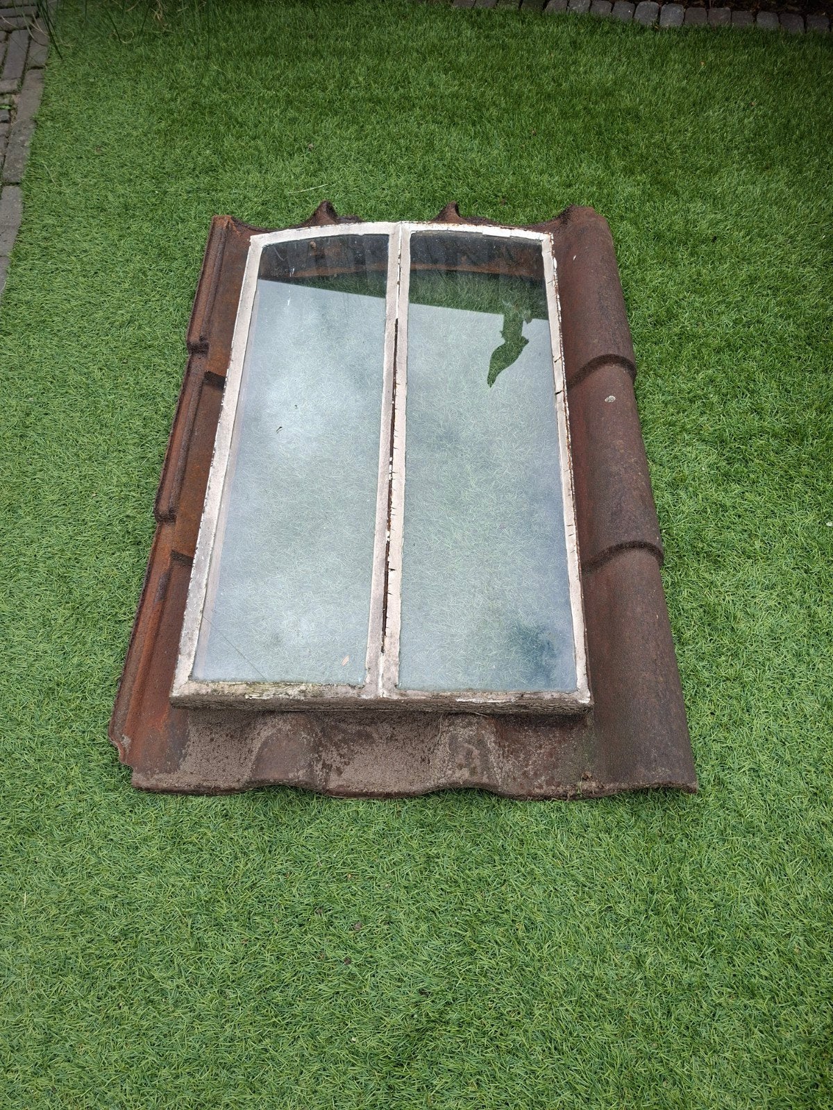 Ijzeren dakraam 68x98 cm, Ophalen, Gebruikt, Minder dan 80 cm, 80 tot 120 cm