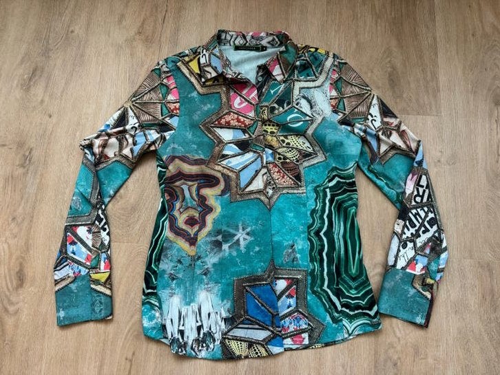 Lizzy & Coco blouse met lange mouwen, maat M, Kleding | Dames, Maat 38/40 (M), Meerkleurig, Ophalen of Verzenden, Zo goed als nieuw