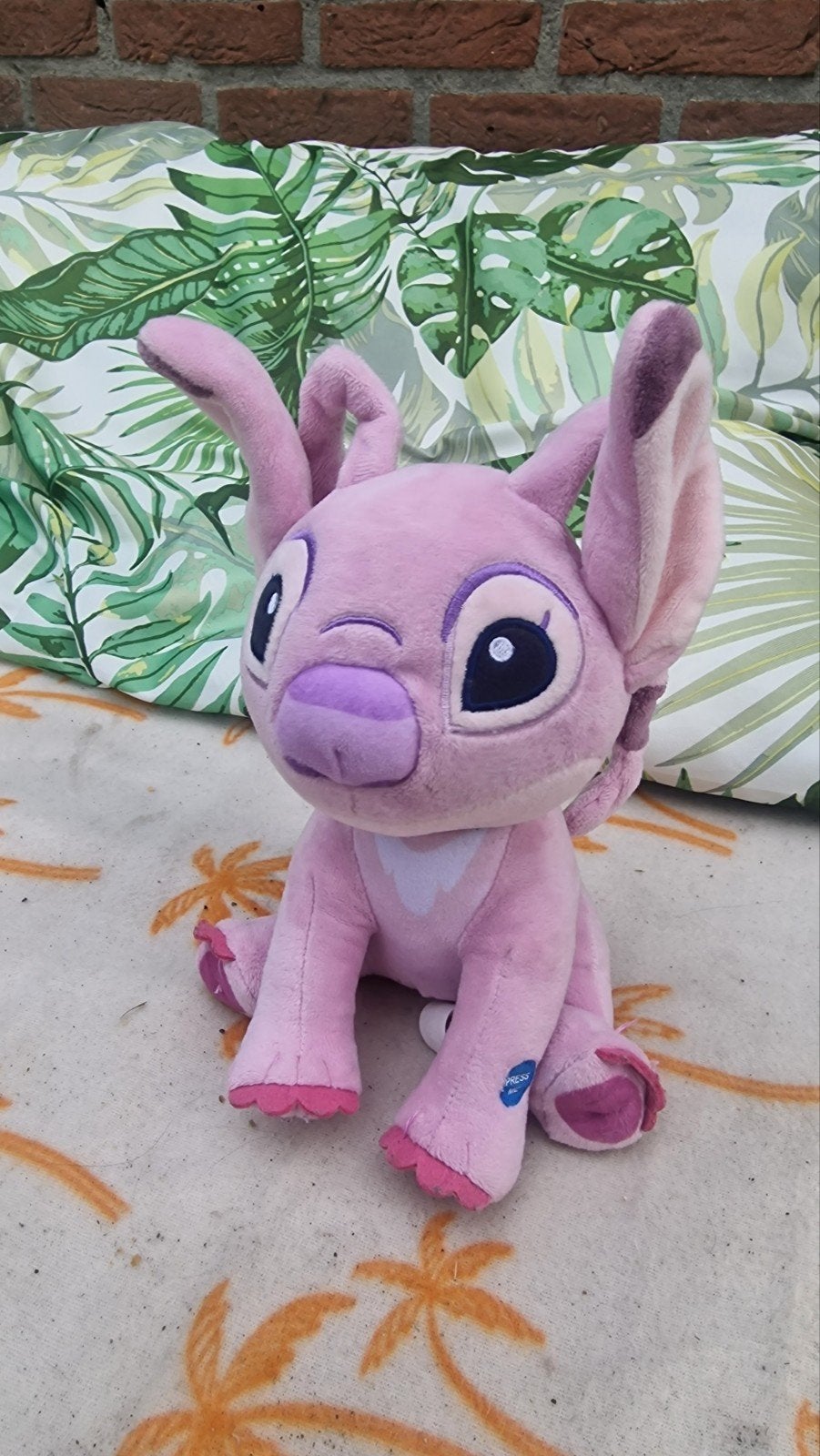Disney Lilo & Stitch Angel Knuffel Roze met geluid., Ophalen, Disney, Overige typen, Middelgroot (20 tot 80 cm)