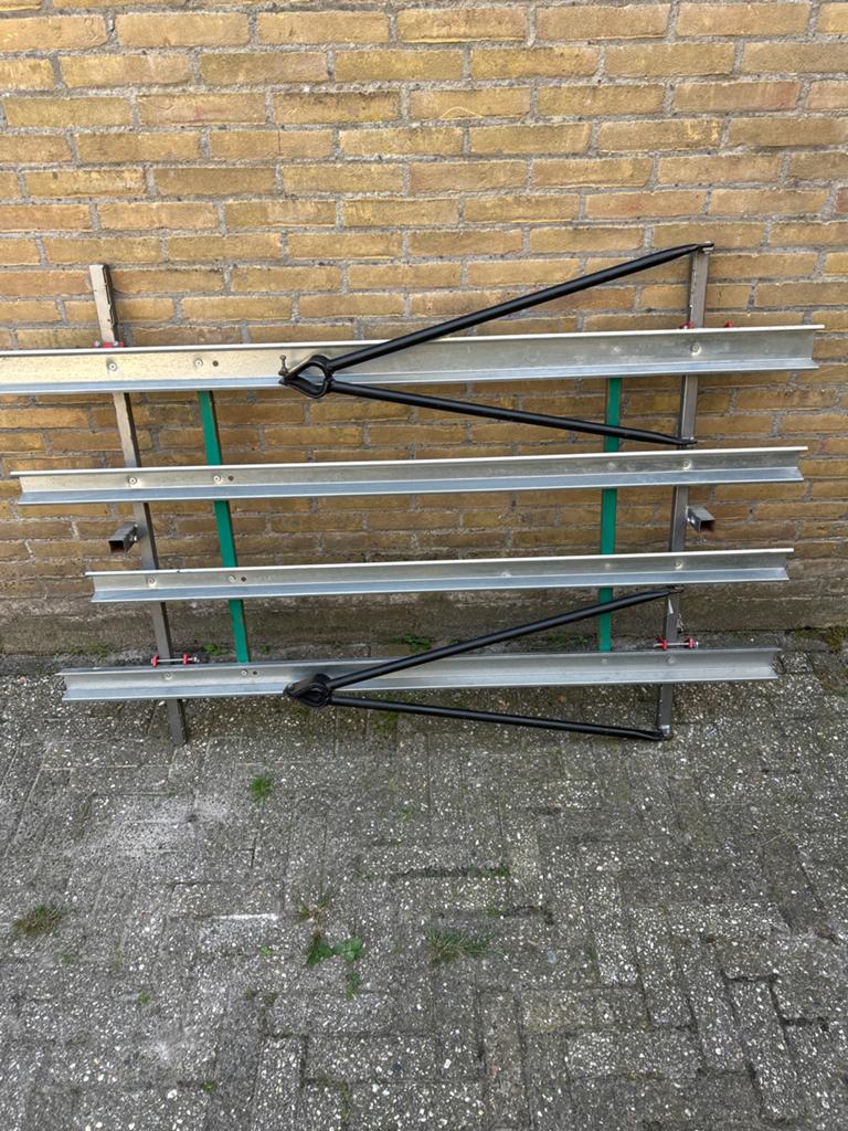 Universele fietsendrager, Ophalen, 3 fietsen of meer, Gebruikt, Brede banden