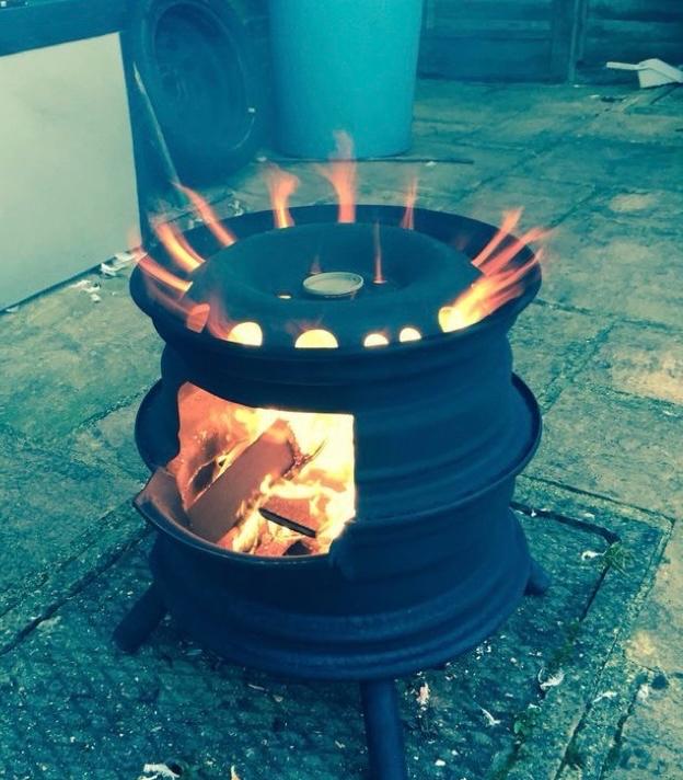 Stevige Vuurkorf van Velgen - Diverse Modellen, Tuin en Terras, Vuurkorven, Ophalen of Verzenden, Nieuw, Vuurkorf