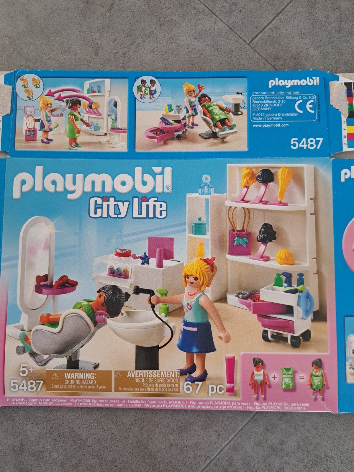 Playmobil Kapsalon 5487 - Compleet voor uren speelplezier!, Ophalen of Verzenden, Zo goed als nieuw