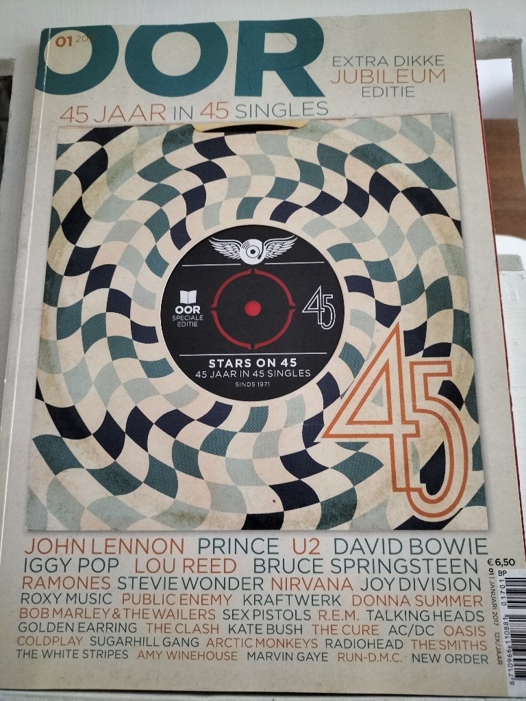 OOR Magazine -Extra Dikke Jubileum Editie 45 Jaar 45 Singles, 20e eeuw of later, Ophalen of Verzenden, Zo goed als nieuw, Diverse Auteurs