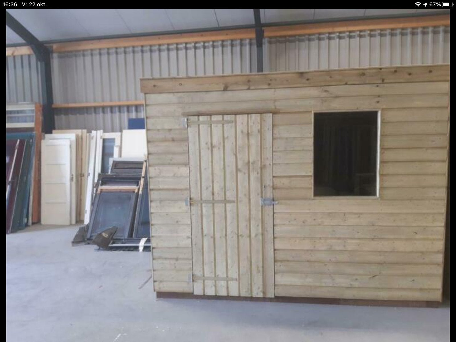 Geïmpregneerd tuinhuis 300*230 ( moet weg😃), Ophalen, 1 tot 2 meter, Minder dan 3 meter, Zo goed als nieuw