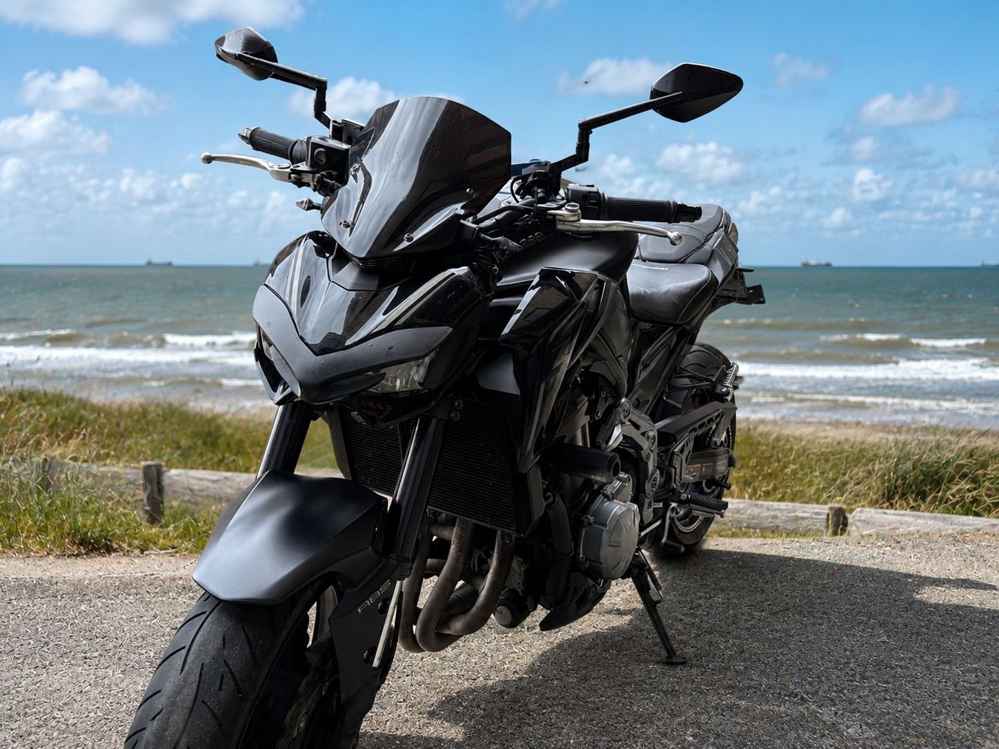 Kawasaki Z900 ABS 2017, Particulier, Naked bike, Handvatverwarming